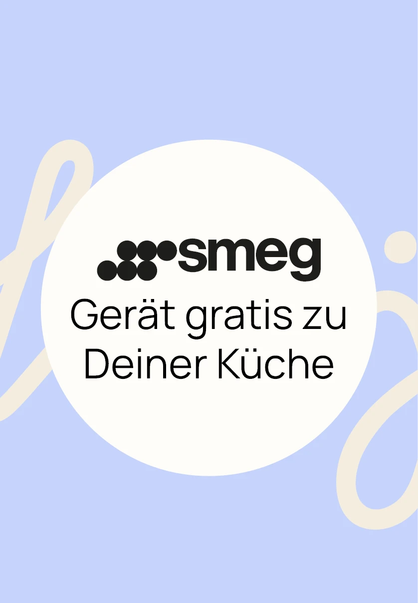 Sichere Dir ein Smeg-Gerät beim Kauf Deiner Küche